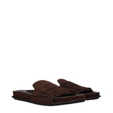 Jacquemus Brown Leather Slippers